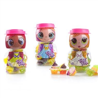 Mixed Flavors Fruit Jelly in Princess Toy Jar - ATIQ Food